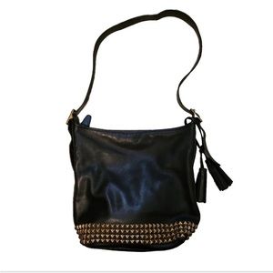 Vintage Coach Legacy Studded Bucket Bag